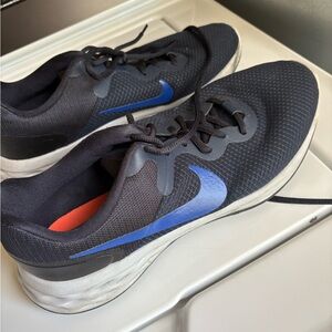 Nike Men's Navy and Royal Blue Running Shoes